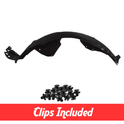 Front Driver Side Fender Liner w/ Clips For 2018-2022 Honda Accord HO1248180