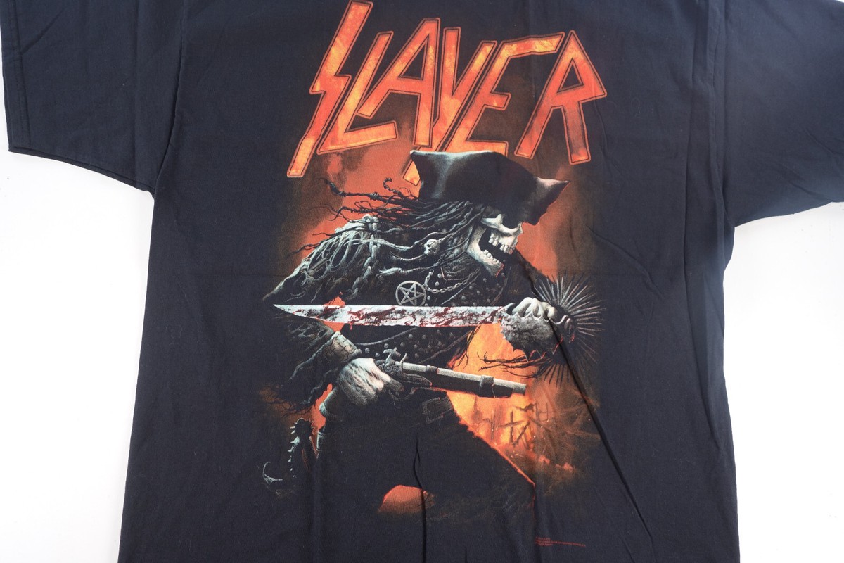 SLAYER Motorboat Tour 2015 t shirt XL thrash heavy metal concert