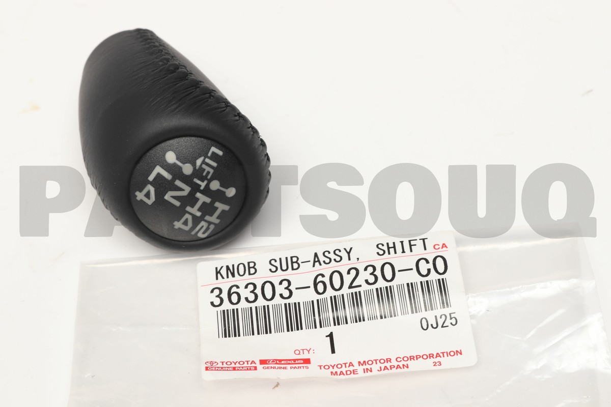 3630360230C0 Genuine Toyota KNOB SUB-ASSY, SHIFT LEVER 36303