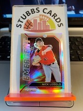 Nick Lodolo 2021 Panini Prizm Emergent EM14 Silver Cincinnati Reds