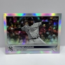 2022 Topps Series 2 Baseball Luis Severino Base #533 Rainbow Foil Parallel