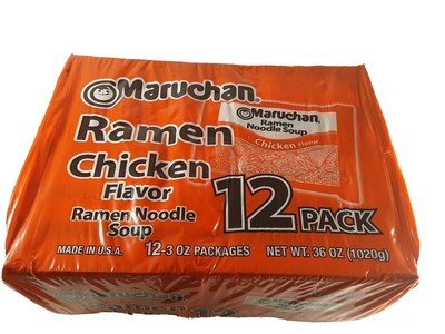 Maruchan Ramen Chicken Instant Noodle 12 Pack 3oz 41789002311 Ebay
