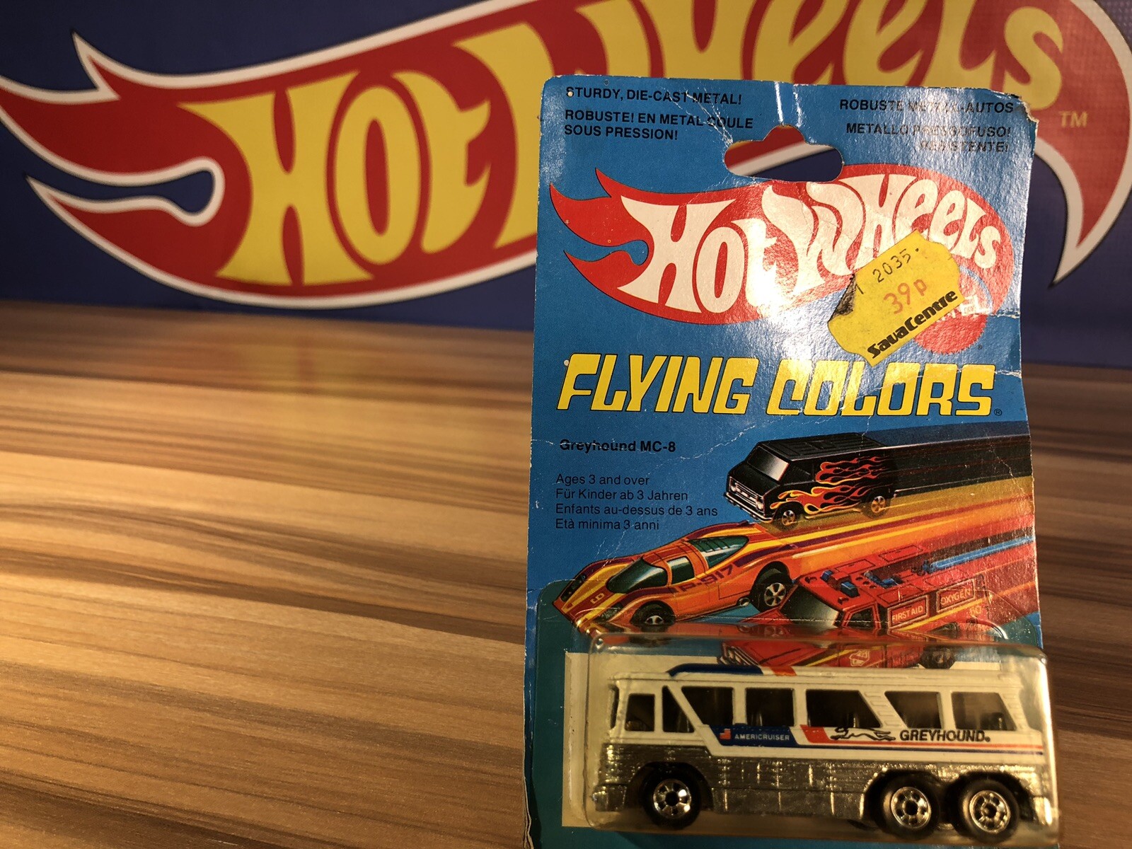 1979 Hot Wheels Flying Colors Greyhound MC8 No. 1127 Motor Coach