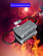 4K HDMI Video Capture Card TV Loop 1080P USB 2.0 MIC In Type C Game Record