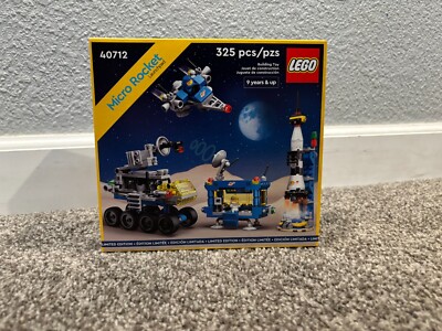 2024 Lego Micro Rocket Launchpad 40712 Limited Edition Building Set