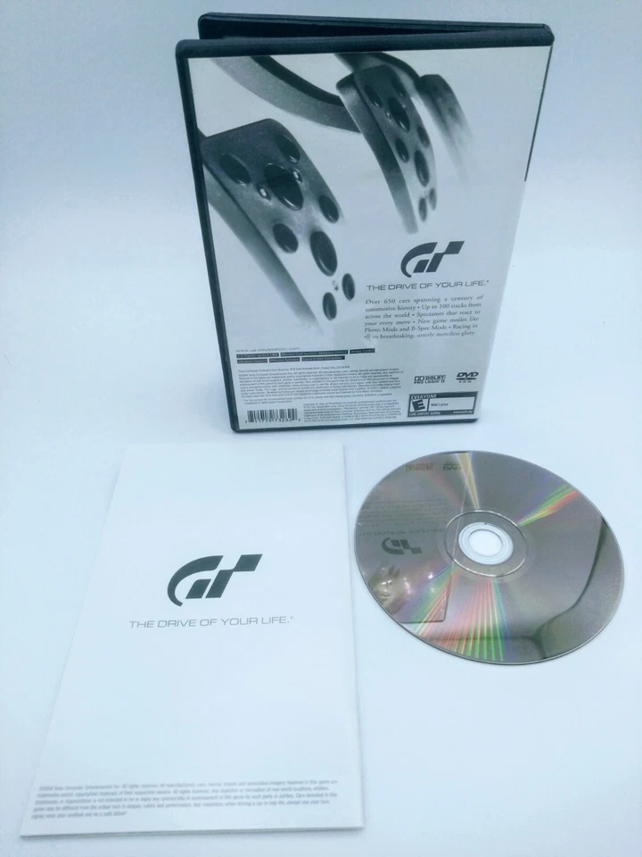 Gran Turismo 4 Black Label (PlayStation 2, 2004) CIB  Very Good Condition  - Image 2 of 2