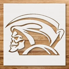 Grim Reaper Themed Wall Art Stencil for Creative Projects - StencilAir