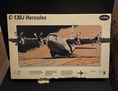 1:72 Testors/Italeri C-130J HERCULES Plastic Model Kit Open Box Sealed Parts 667