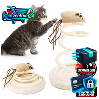 Katzenspielzeug Interaktiv Spiralfeder Mit PlüSchmaus Tragbar FüR 1 StüCk