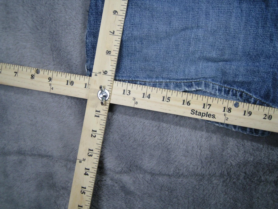 Pantalones Cortos Paris Blues Para Mujer 13 Azul Denim Jean Tiro Alto Bolsillos Desgastados Informales Foto 4 de 4