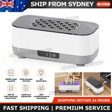 600ML Ultrasonic Cleaner Sonic Wave Tank Glasses Watch Jewelry Cleaning Machine