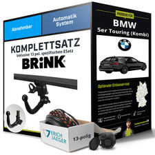 Für BMW 5er Touring (Kombi) Typ G31 Anhängerkupplung abnehmbar +eSatz 13pol 17-