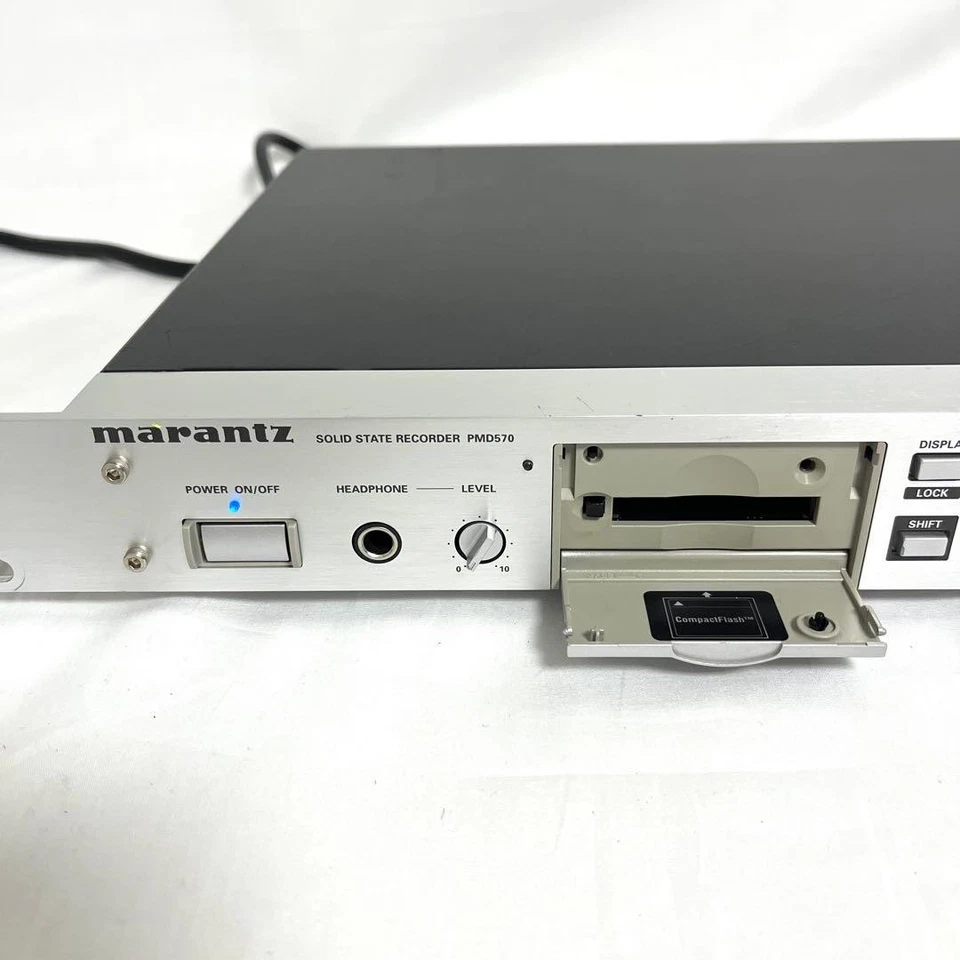 MARANTZ PMD570 PROFESSIONAL Solid State Recorder Compact Flash CF Audio Deck - Image 3 of 4