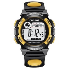 Kids Digital Sports Watch LED 30M Waterproof Alarm Stopwatch Boys Girls