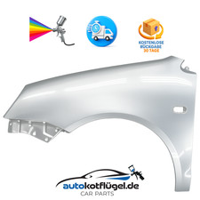Kotflügel für VW POLO 9N LA7W Links 01 - 05 Vorderseite lackiert neu