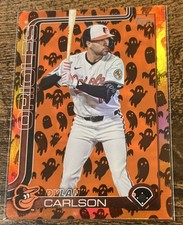 2025 Topps Update Series Dylan Carlson #US181 Holiday Ghost Foil Orioles SP