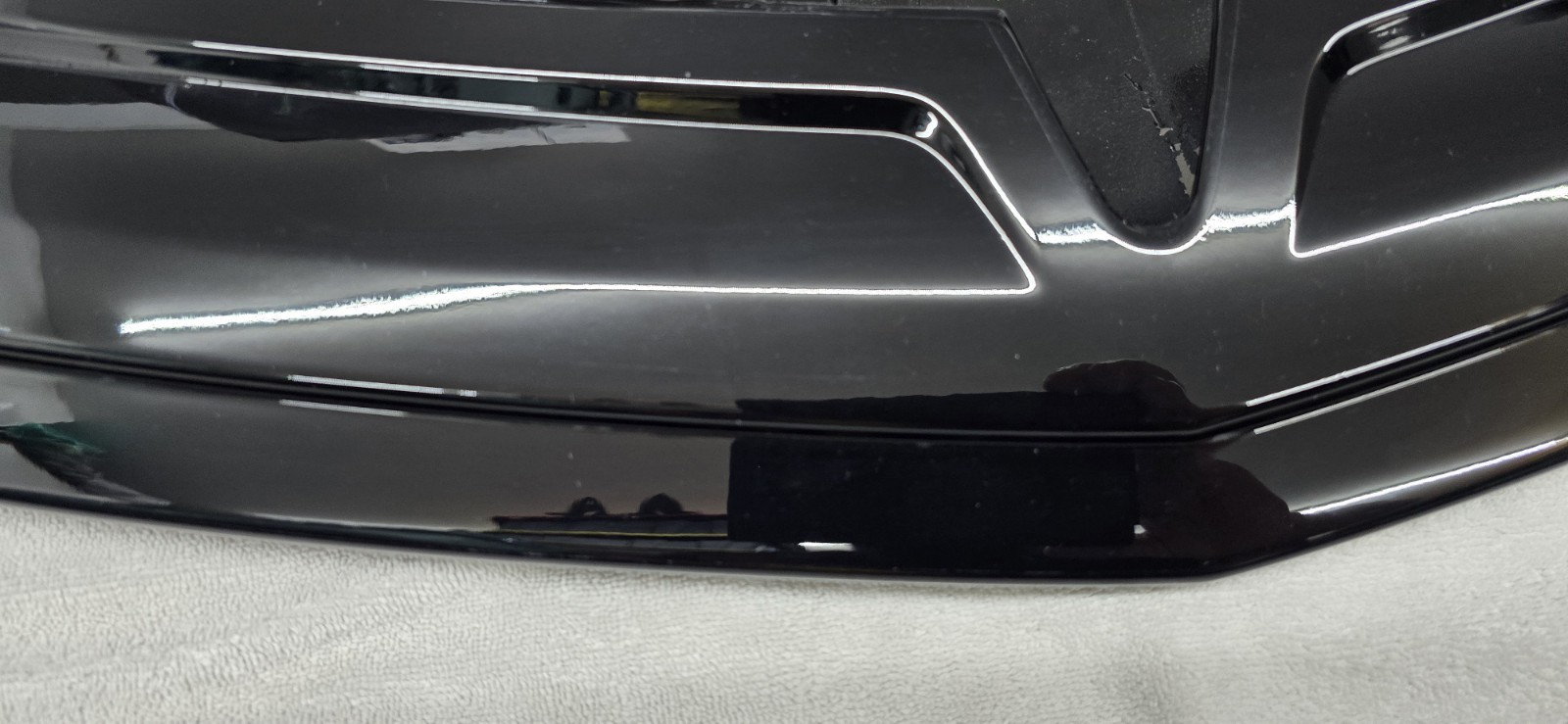 Lamborghini Revuelto Front Bumper Spoiler Lower Diffuser Lip 47B807081GRU Center