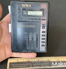 Rare VTG Aiwa HS-T50 Stereo Radio Cassette Player Super Bass TESTED WORKING READ