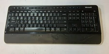Microsoft 1379 Wireless Keyboard 3000 v2.0 with Number Pad, Black "C2E"
