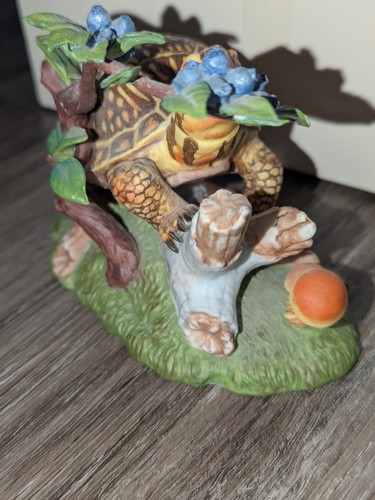 Vintage 1998 Lenox Fruitful Pursuit “Box Turtle” Porcelain Figurine - Picture 11 of 20