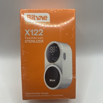 Bitvae X122 Toothbrush Sterilizer UV-C Air Circulation LED SmartScreen WhiteGold