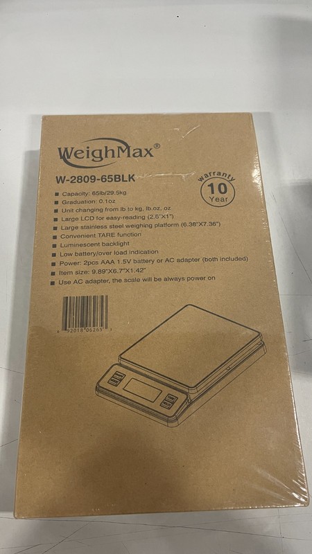 WeighMax W-2809-65BLK