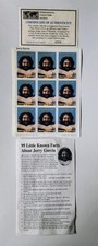 Jerry Garcia Tanzania Plate Block of 9 Mint NH Stamps 200 1991-2000 w/ COA