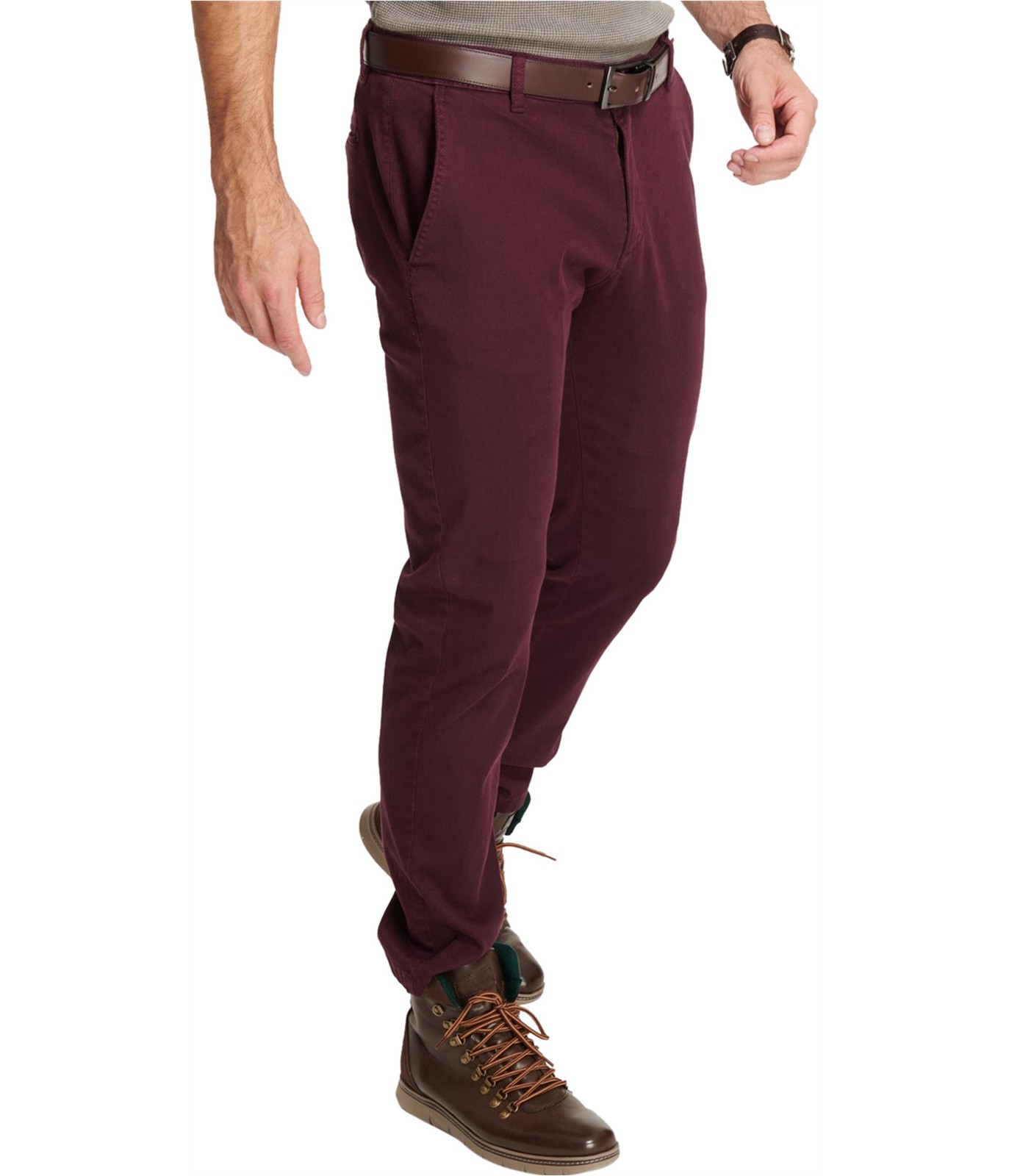 Мужские повседневные брюки-чино защищающие от непогоды стрейчевые из плетеной корзины 5390₽