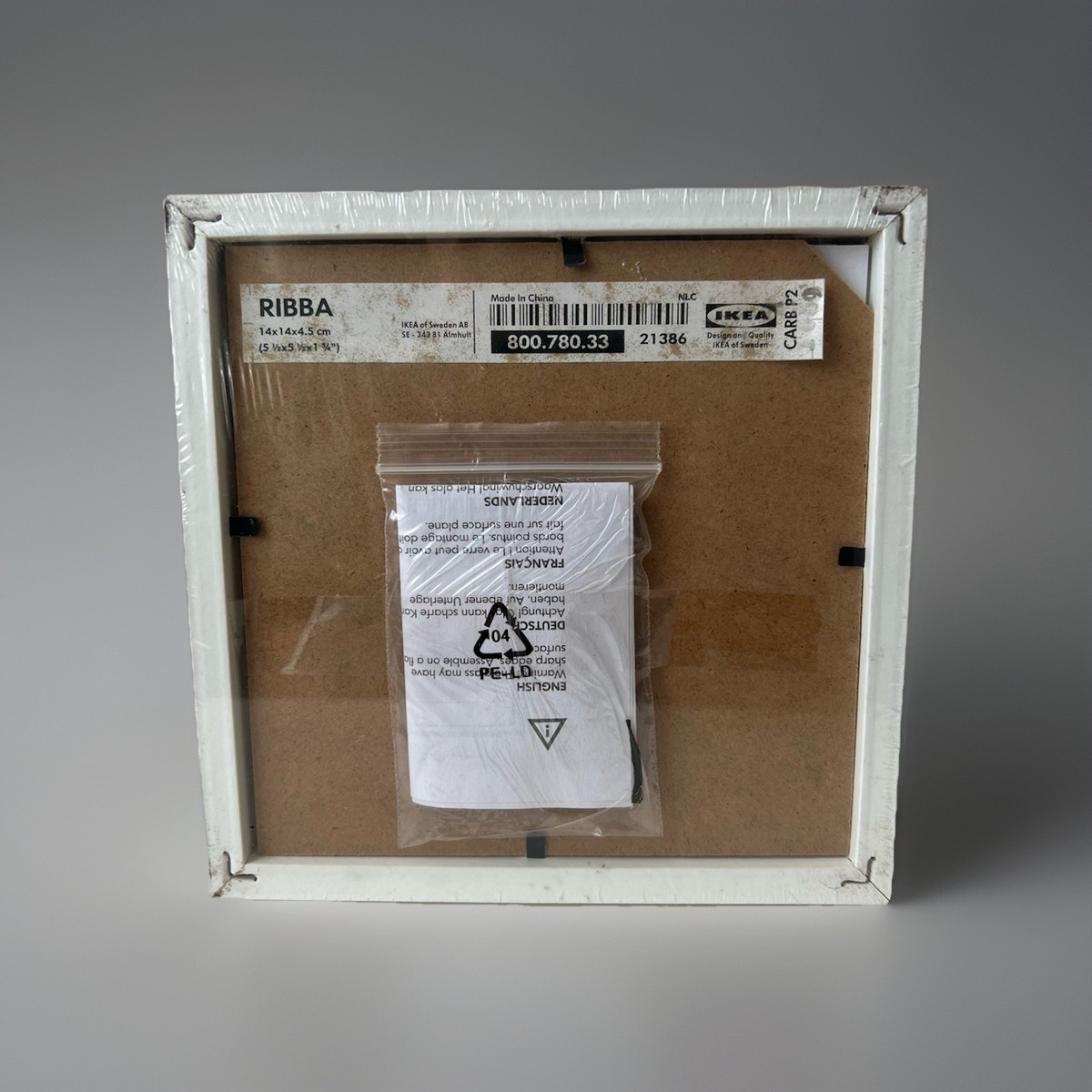 NEW SEALED SET Of 12 IKEA RIBBA WHITE SHADOW BOX PHOTO FRAMES