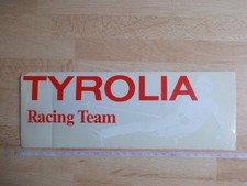 Adesivo Vintage Da Sci - TYROLIA RACING TEAM - 28 Cm