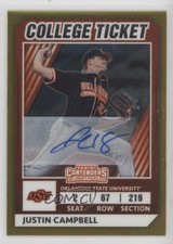 2022 Panini Elite Extra Edition Signatures 66/99 Justin Campbell Auto 0u74