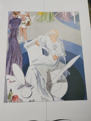 Sk158  ephemera Book Picture a Bride Relaxes 