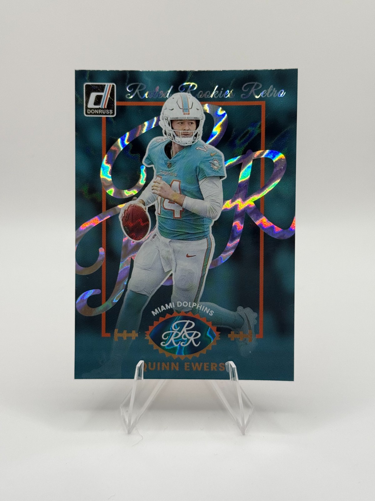 2025 Panini Donruss- Rated Rookies Retro Quinn Ewers #13 (RC)