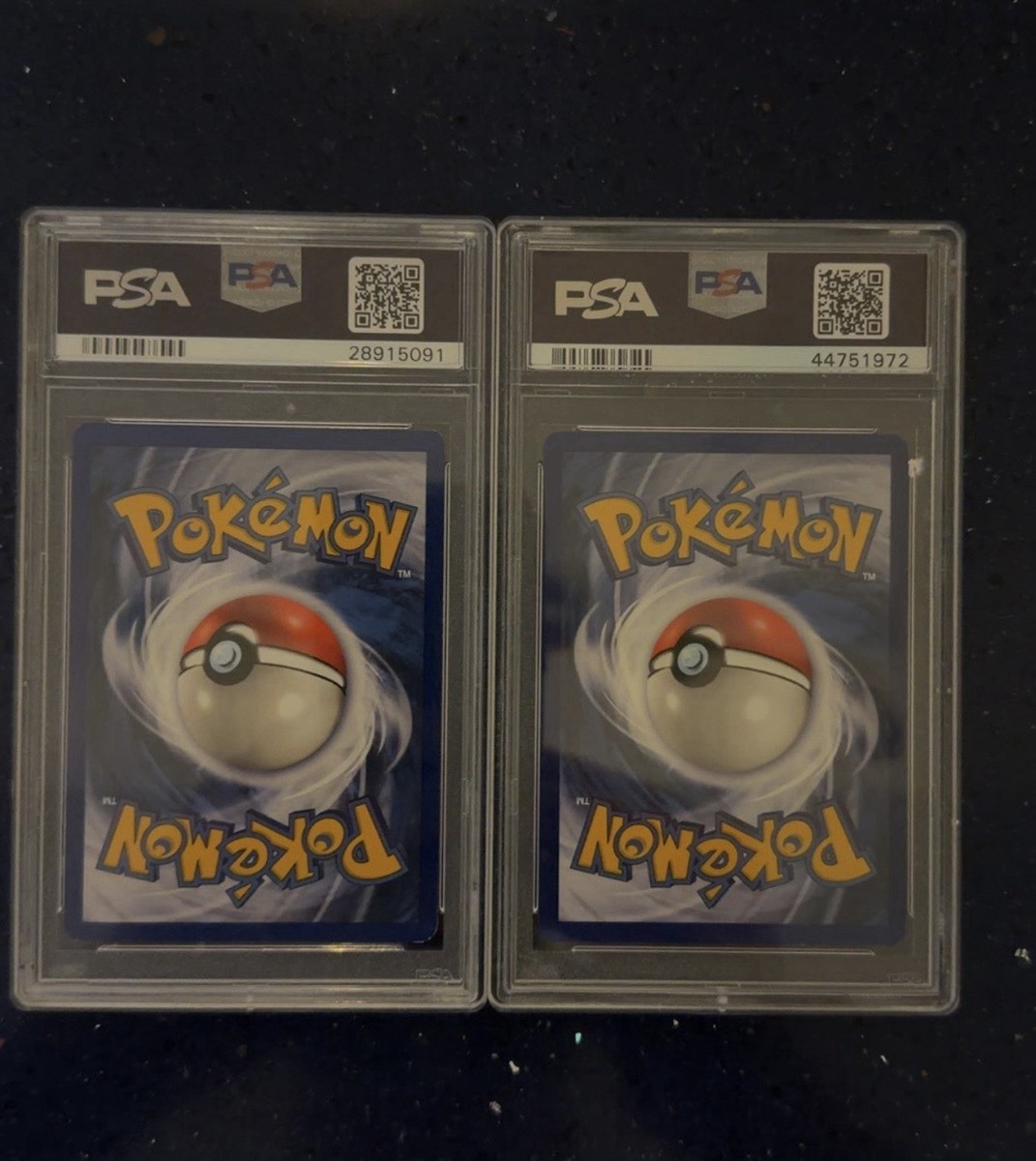 2x 1999 POKEMON BASE SET 1ST EDITION-RED CHEEKS #58 PIKACHU PSA 9