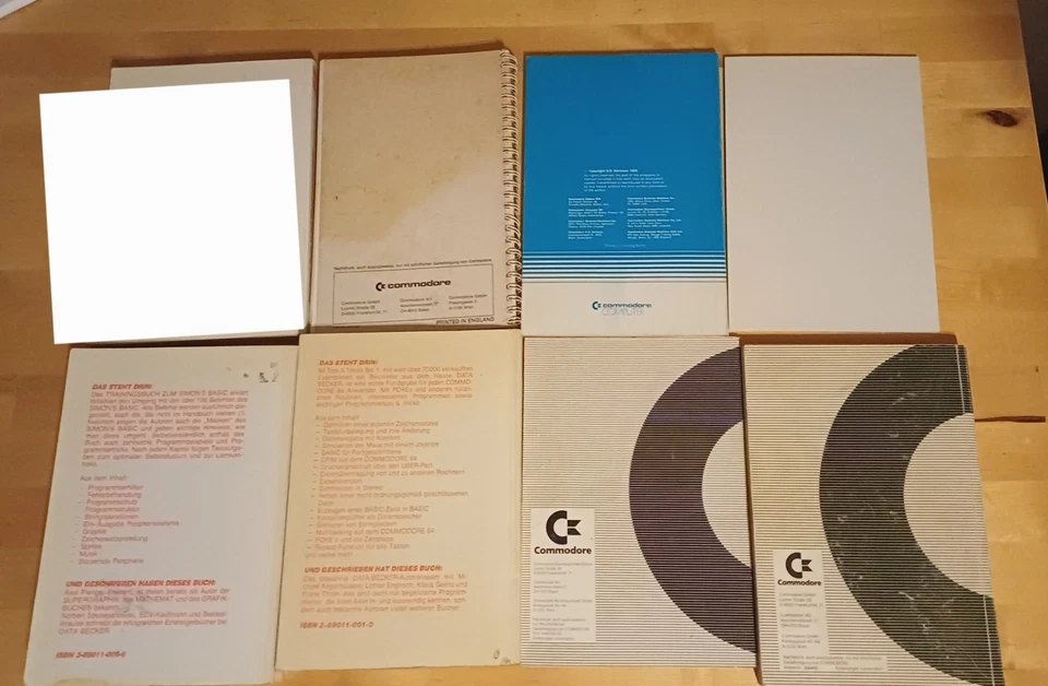 C64 Bücher 7 Handbücher/Anleitungen Commodore SIMON'S BASIC FLOPPY VC 1541 u.a. - Bild 2 von 2