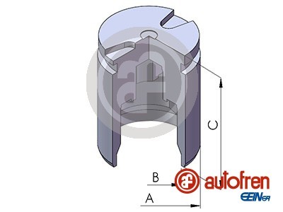 AUTOFREN SEINSA D025704 Piston, brake caliper for CITROËN,MITSUBISHI,PEUGEOT
