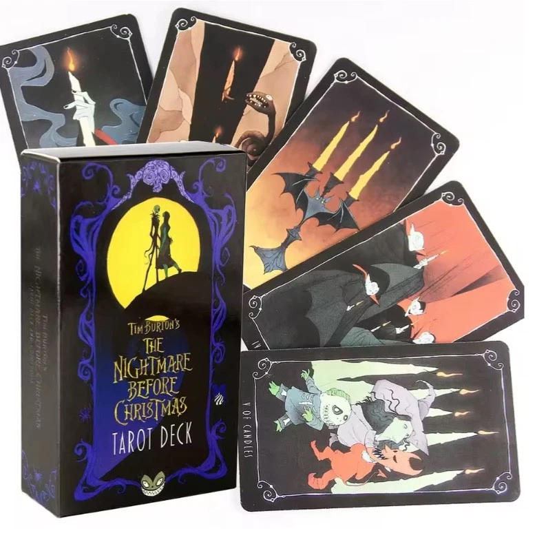 THE NIGHTMARE BEFORE CHRISTMAS Tim Burton Nightmare Before Christmas Tarot Deck - NEW SEALED - Perfect for Xmas