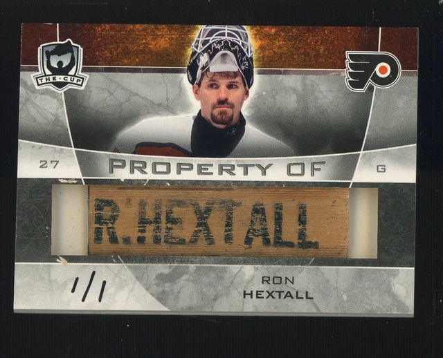 2008-09 UD The Cup Hockey Ron Hextall GU Hockeyschläger 1/1