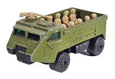 Matchbox No54 Personnel Carrier Vintage 1976 Lesney Superfast With Army Unboxed.