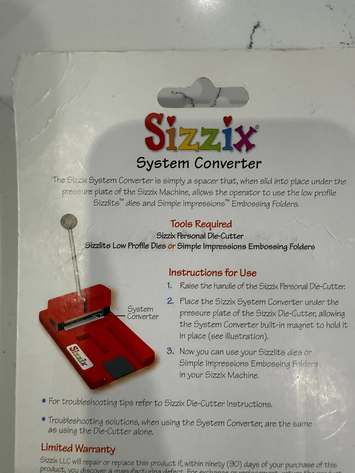Sizzix System Magnet Converter Works w/Original, Sizzlits & Simple Impressions - Image 4 of 4