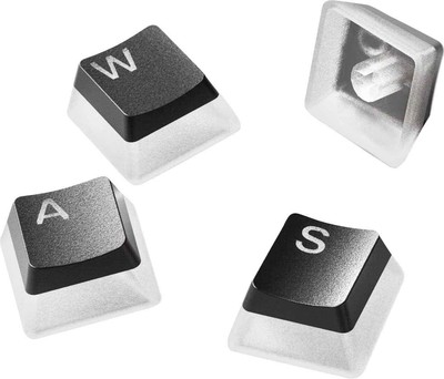 SteelSeries - PRISMCAPS Universal Double Shot PBT Keycaps - Black