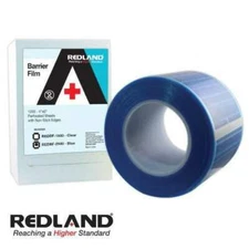 REDLAND Barrier Film 4"x6" Blue 1200 Perforated Sheets w/ Dispenser