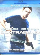 Contraband Blu ray+DVD COMBO 2 Disc Set Mark Wahlberg Kate Beckinsale Ben FostER