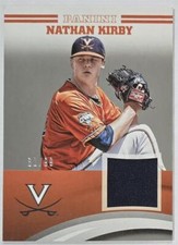 Nathan Kirby relic jersey patch baseball card 2016 Panini Team #NK-VA LE 31/99