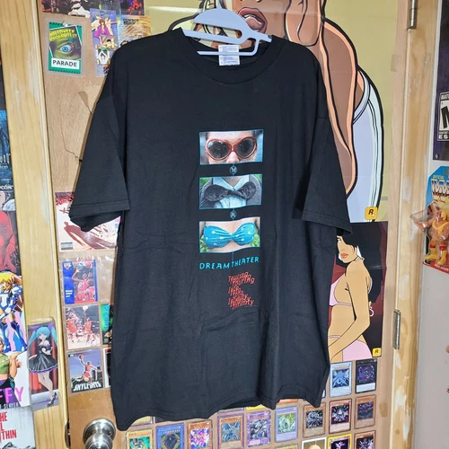 Dream Theater Into Infinity Tour Concert Band Black 1990s vintage concert t-shirt, vintage, size XL, single stitch, B+ condition