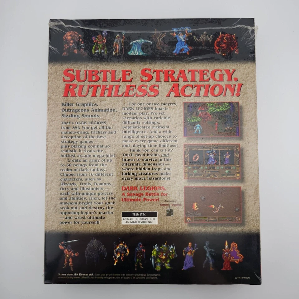 Dark Legions, 1994, Big Box, New & Sealed - Image 3 of 4