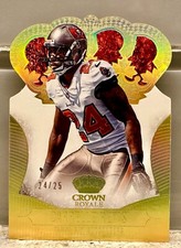 JERSEY # MATCH! 2013 Panini Crown Royale Gold Darrelle Revis 24/25! BUCS (1/1)!