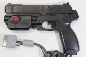 NAMCO NPC-103 GunCon Playstation PS PS1 Light Gun Controller Black Japan TESTED