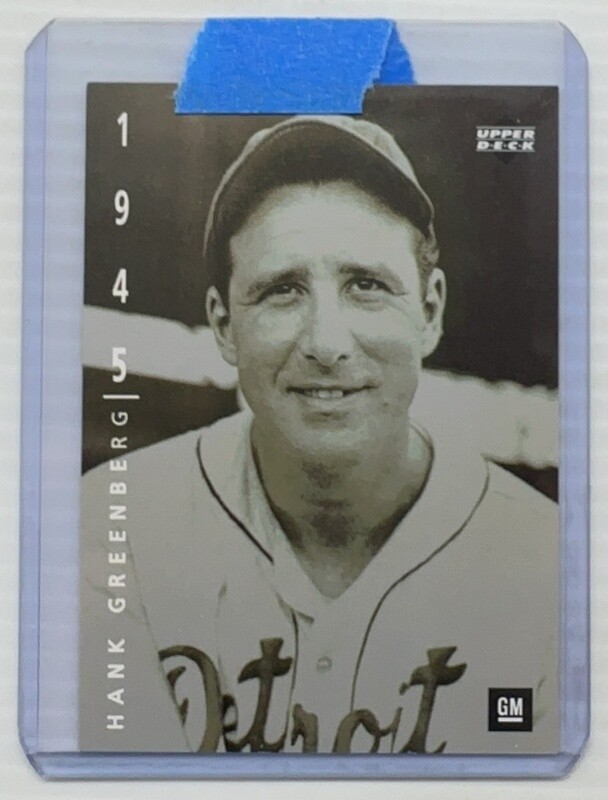 1994 Upper Deck Hank Greenberg GM The American Epic #4 Tigers