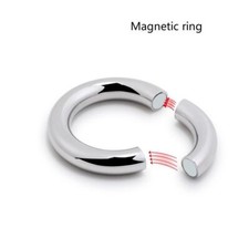 Stainless Steel Magnetic Penis Cock Rings Set Male Enhancer Ejaculation Delay